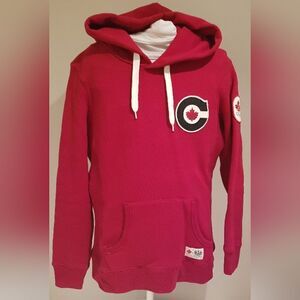 HUDSONS  BAY CO. Olympics RED Hoodie *** Womens SIZE Medium
